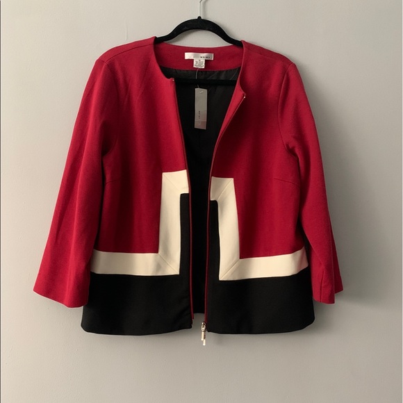 NWT WD NY Ponte Knit Jacket 14 - Picture 5 of 8